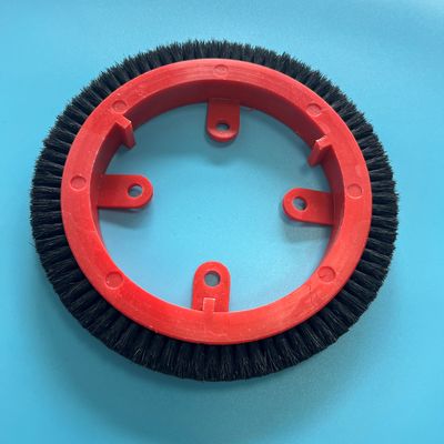 購入 Krantz K10のブラシ車輪Stenterは赤いプラスチック ボディ黒のナイロン ヘア・ブラシの生地の耐久性を分ける online manufacture