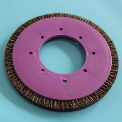 購入 プラスチック ボディ剛毛のブタの毛のStenter機械部品のブラシ車輪はカスタマイズした online manufacture