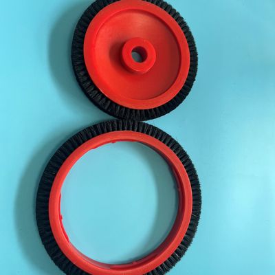 購入 大きいMonforts Stenter機械部品および小さく赤いブラシ車輪の黒髪の標準サイズ online manufacture