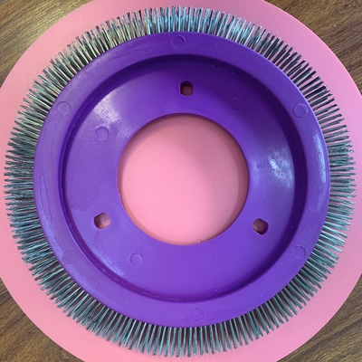 購入 Stenter Machine Parts Lk Stenter Brush Purple Plastic Body Stainless Steel Material Hair 3 installation holes オンライン製造