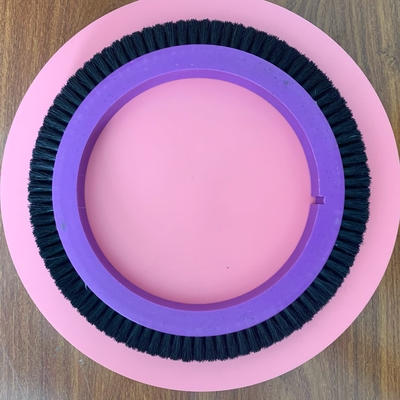 購入 Stentex Stenter Brush Wheel 122mm Diameter Purple Plastic Body Black Bristle Pig Hair オンライン製造