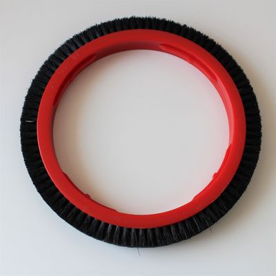 ステンター 機械 パーツ モンフォート 仕上げ 備品 ブラシ ホイール 167mm インダー ディア ブラック ブリストル 豚毛