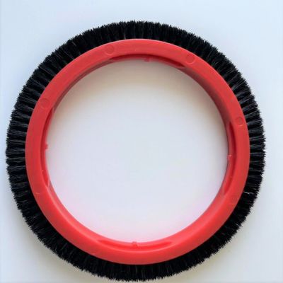 繊維セットマシン スタンター 機械部品 ブラシ 178mm 外側 ダイヤ 黒 豚毛